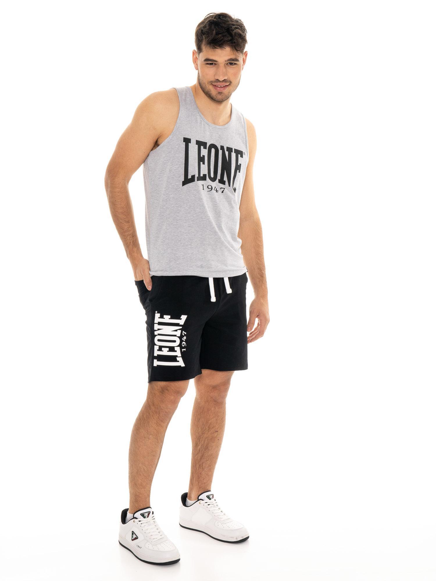 Pantalones cortos básicos para hombre Leone con logo grande 2/7