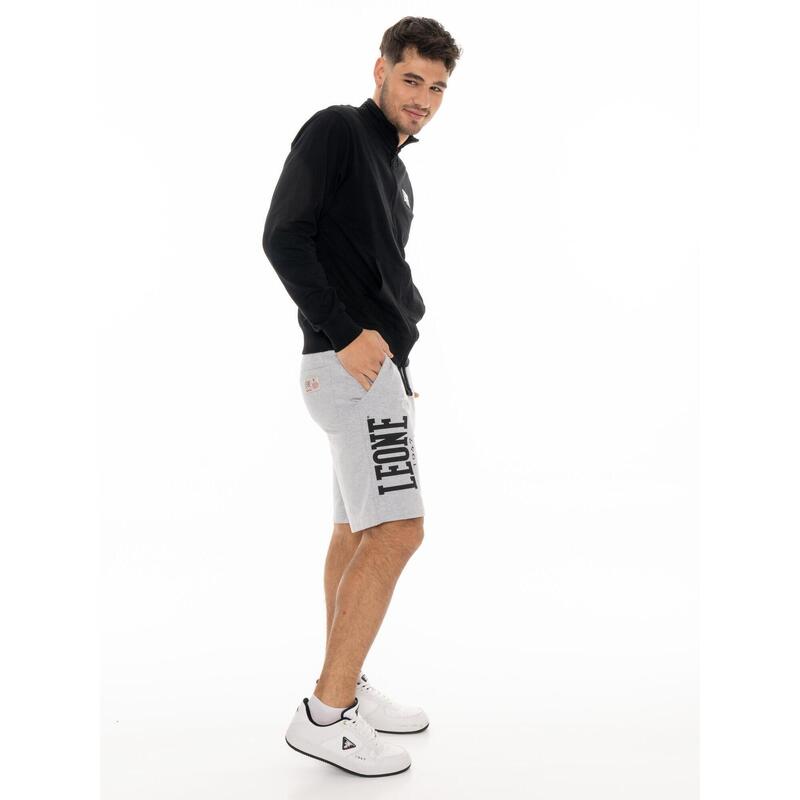 Pantaloni scurți Leone Basic pentru bărbați cu logo mare
