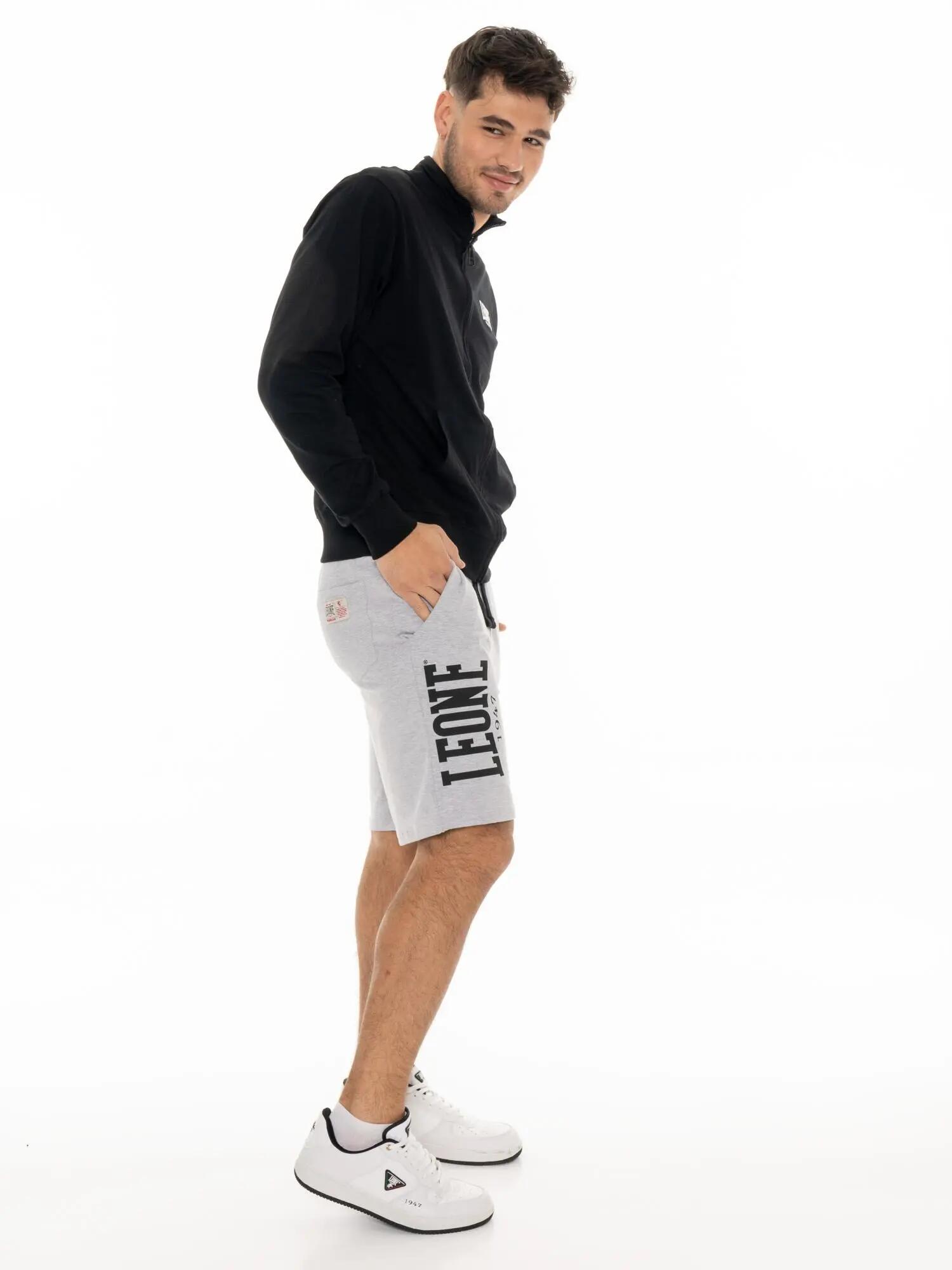 Leone Basic herenshorts met groot logo 7/7