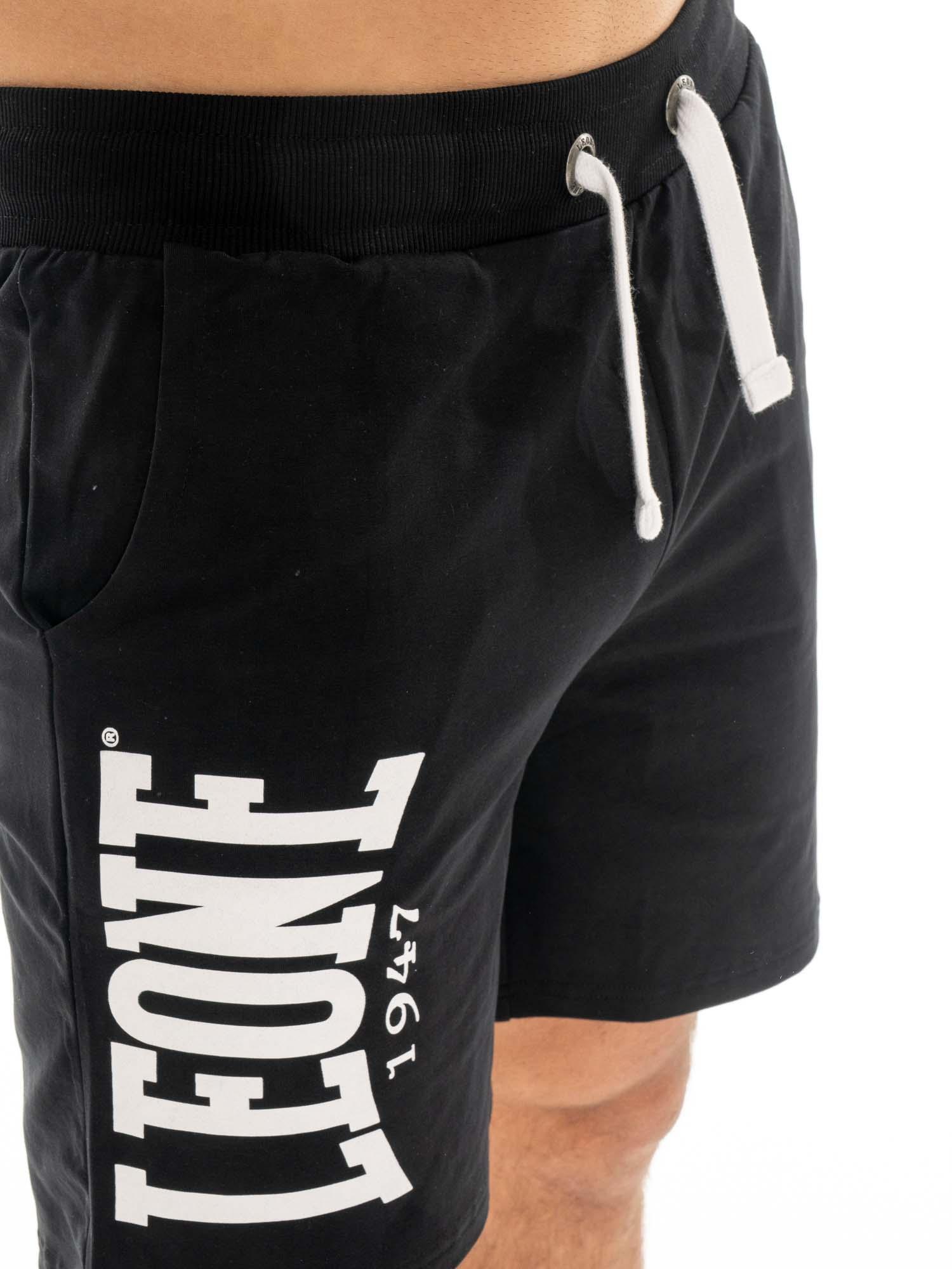 Pantalones cortos básicos para hombre Leone con logo grande 3/7