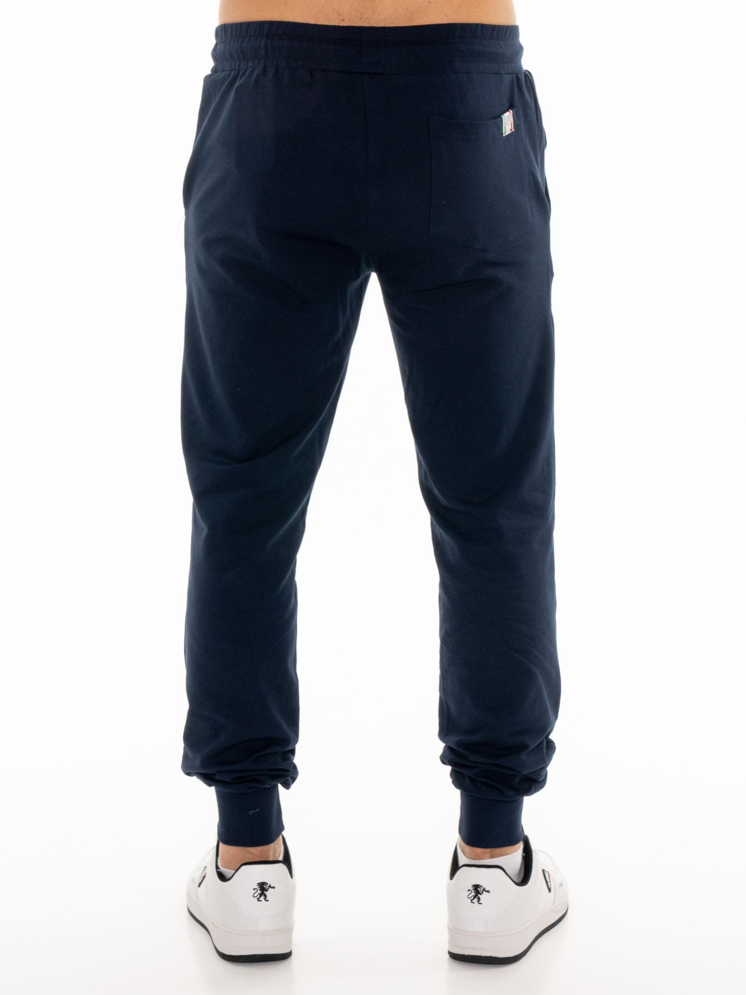 Pantalón deportivo de hombre Leone Basic con puños 4/7