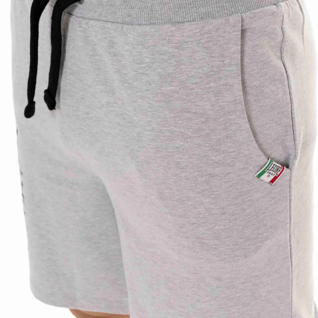 Leone Basic Men's Shorts with Large Logo