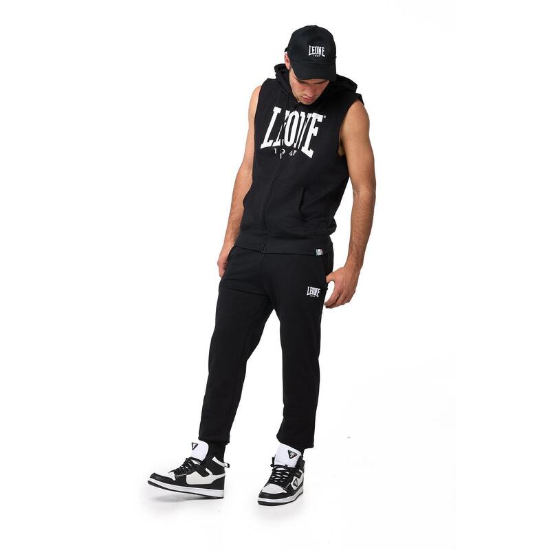 Pantaloni de trening cu manșetă Leone Basic pentru bărbați