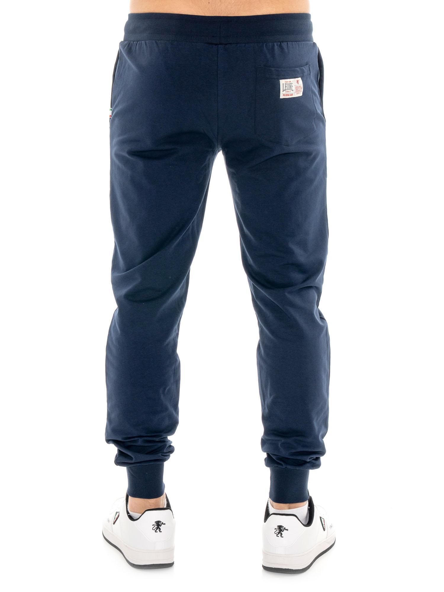 Pantalon de survêtement Leone Basic pour homme, taille L, avec logo 4/7