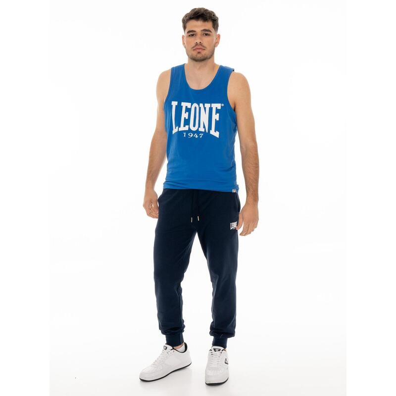 Pantaloni de trening cu manșetă Leone Basic pentru bărbați