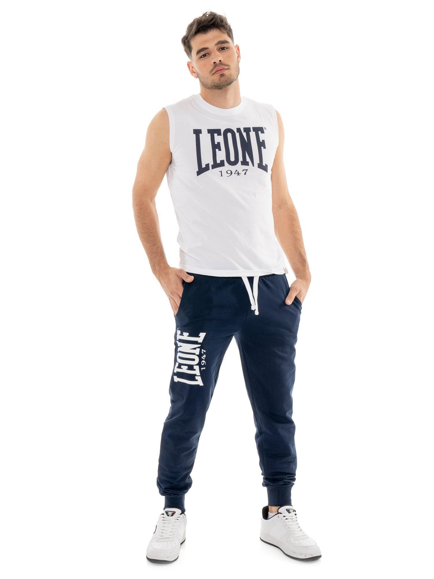 Pantalon de survêtement Leone Basic pour homme, taille L, avec logo 5/7