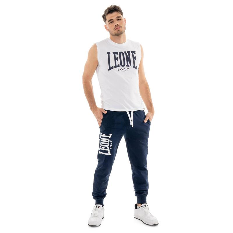Pantaloni de trening Leone Basic pentru bărbați cu logo mare