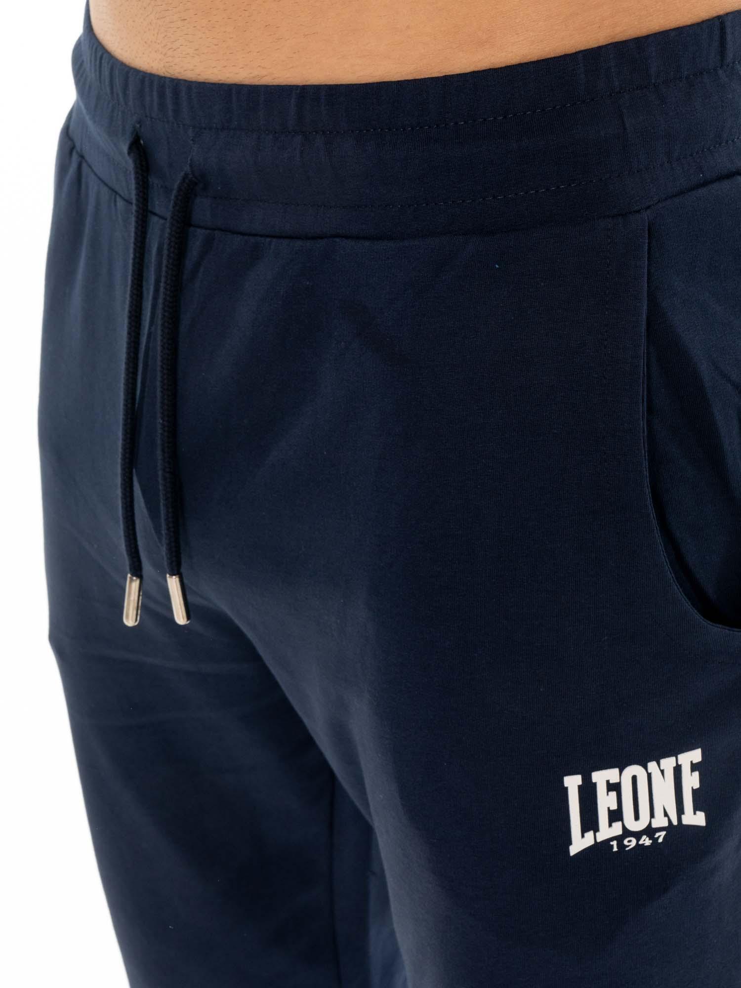 Pantalón deportivo de hombre Leone Basic con puños 3/7