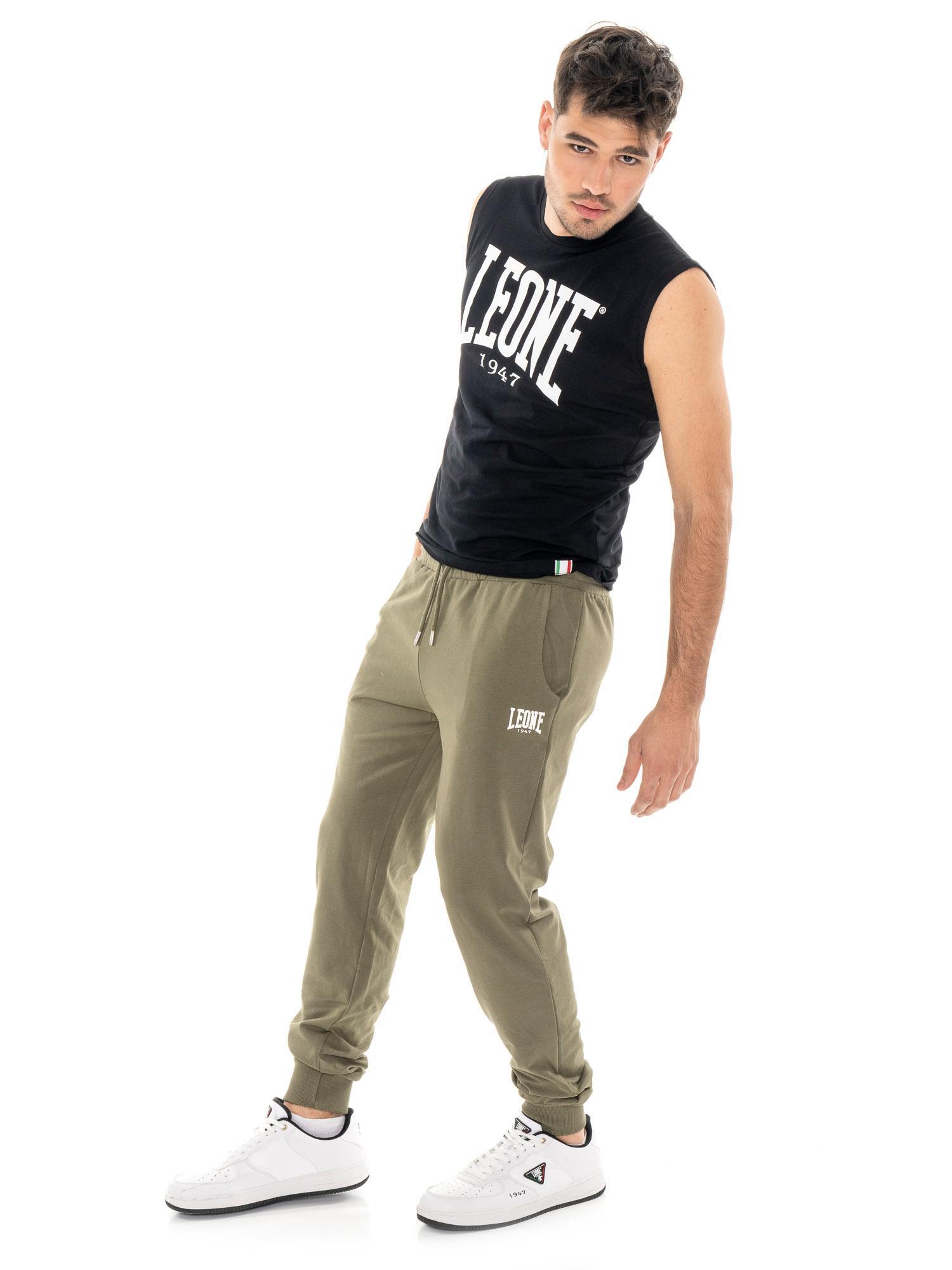 Pantalon de sport homme Leone Basic à revers 5/7