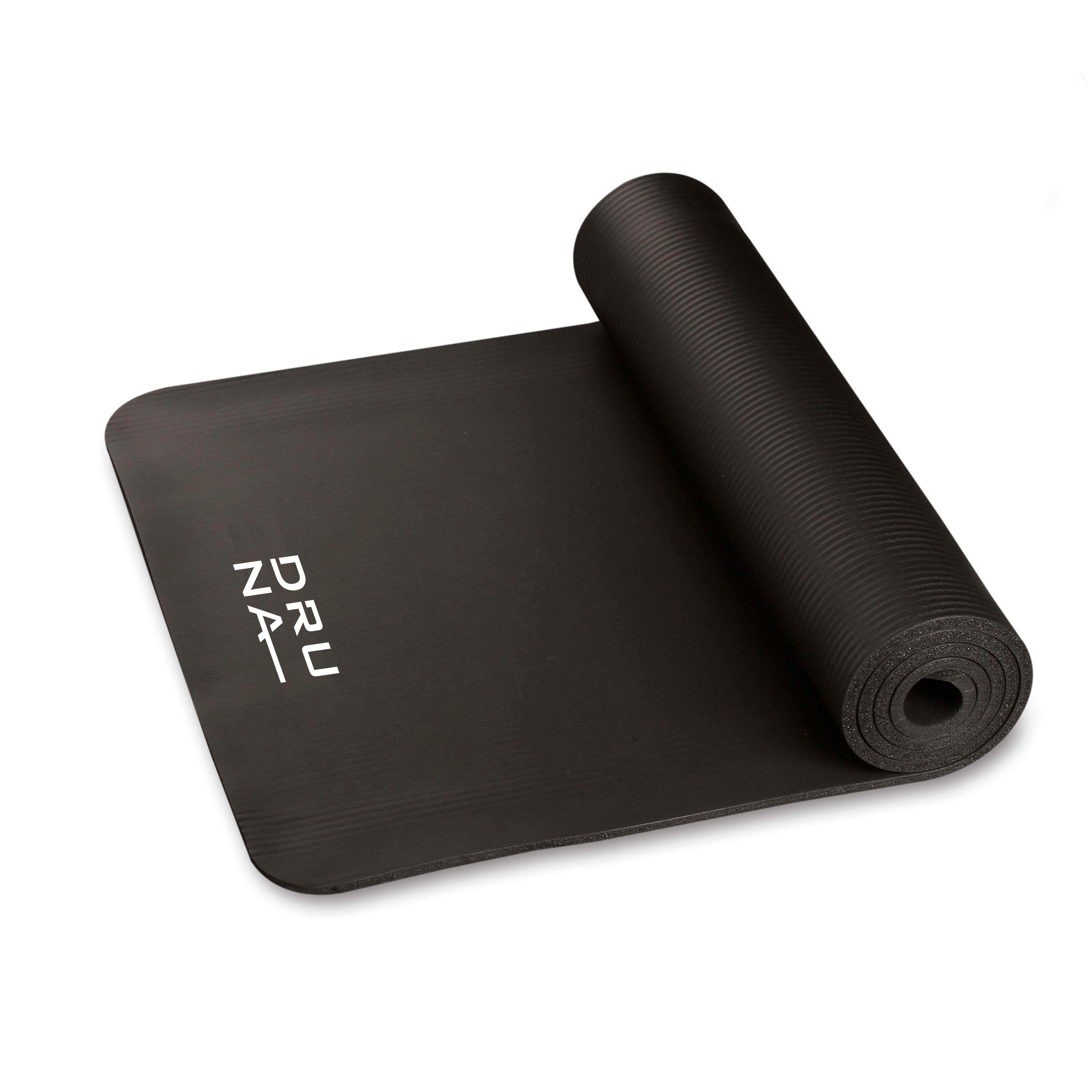 Tapete de Yoga e Fitness NBR INDIGO 183*61*1,5 cm Preto 2/5
