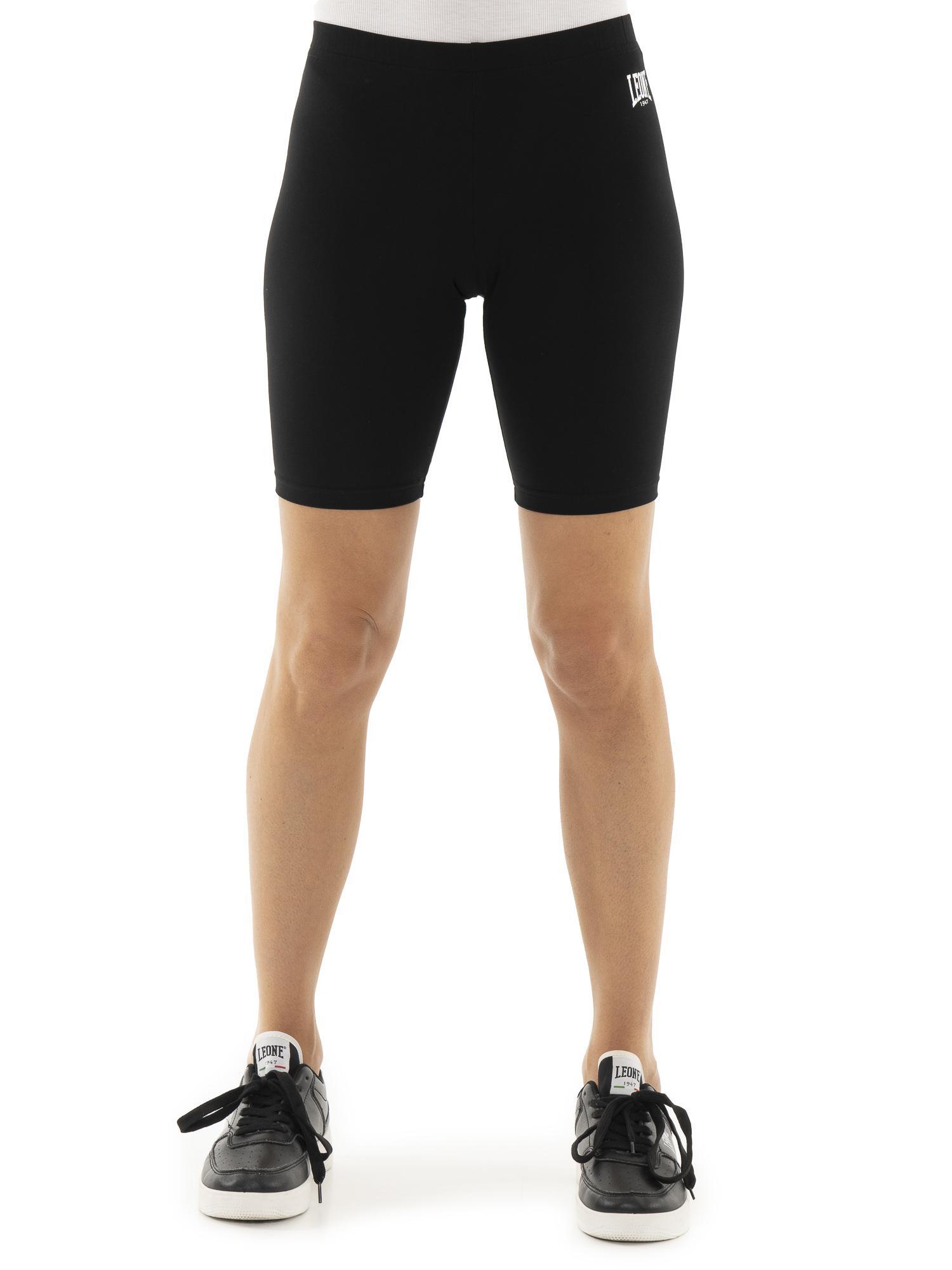 LEONE 1947 APPAREL Pantaloncini leggings ciclista in cotone elasticizzato Leone Basic
