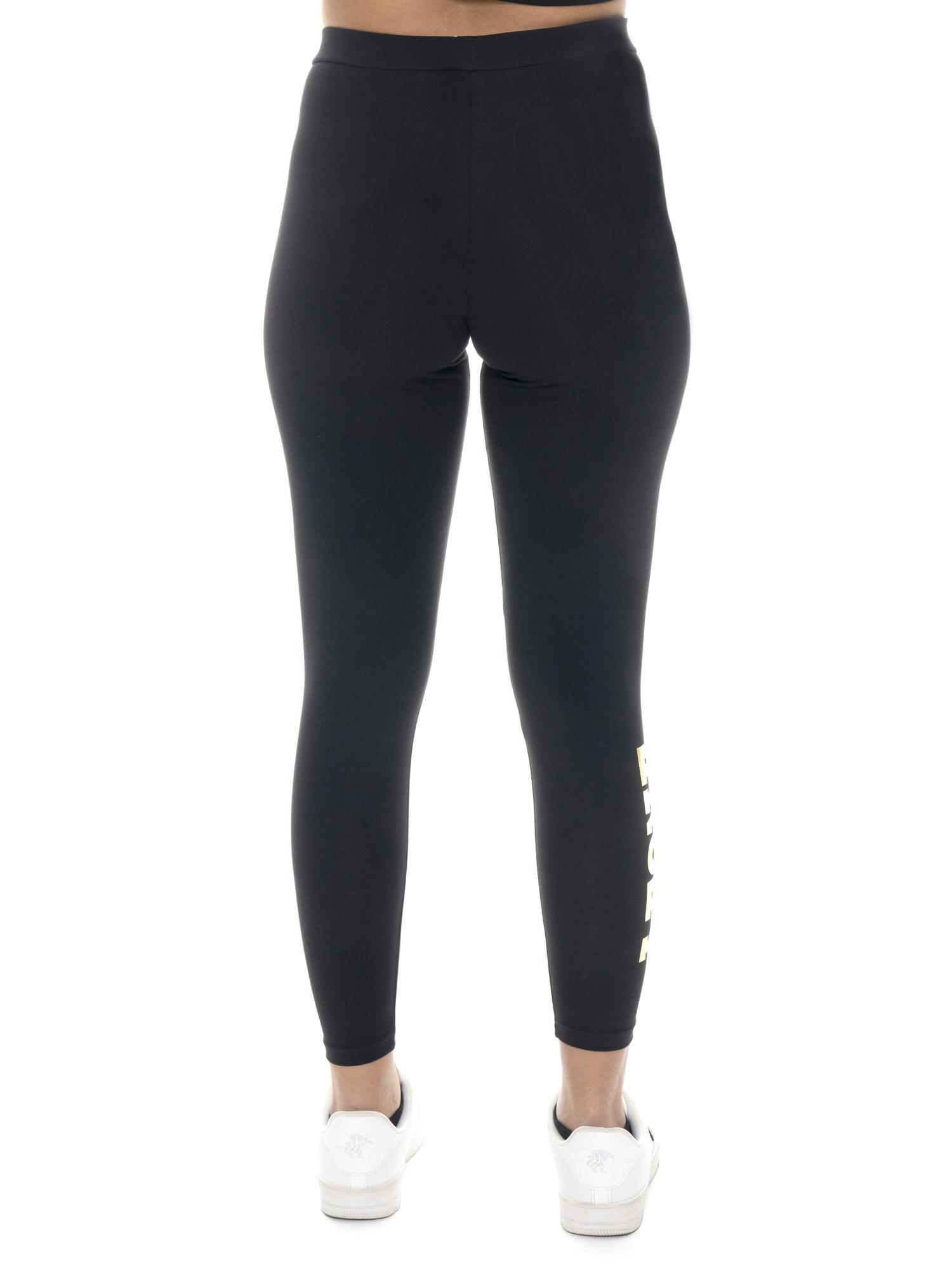 Leggings da donna in cotone elasticizzato Leone Basic 4/5