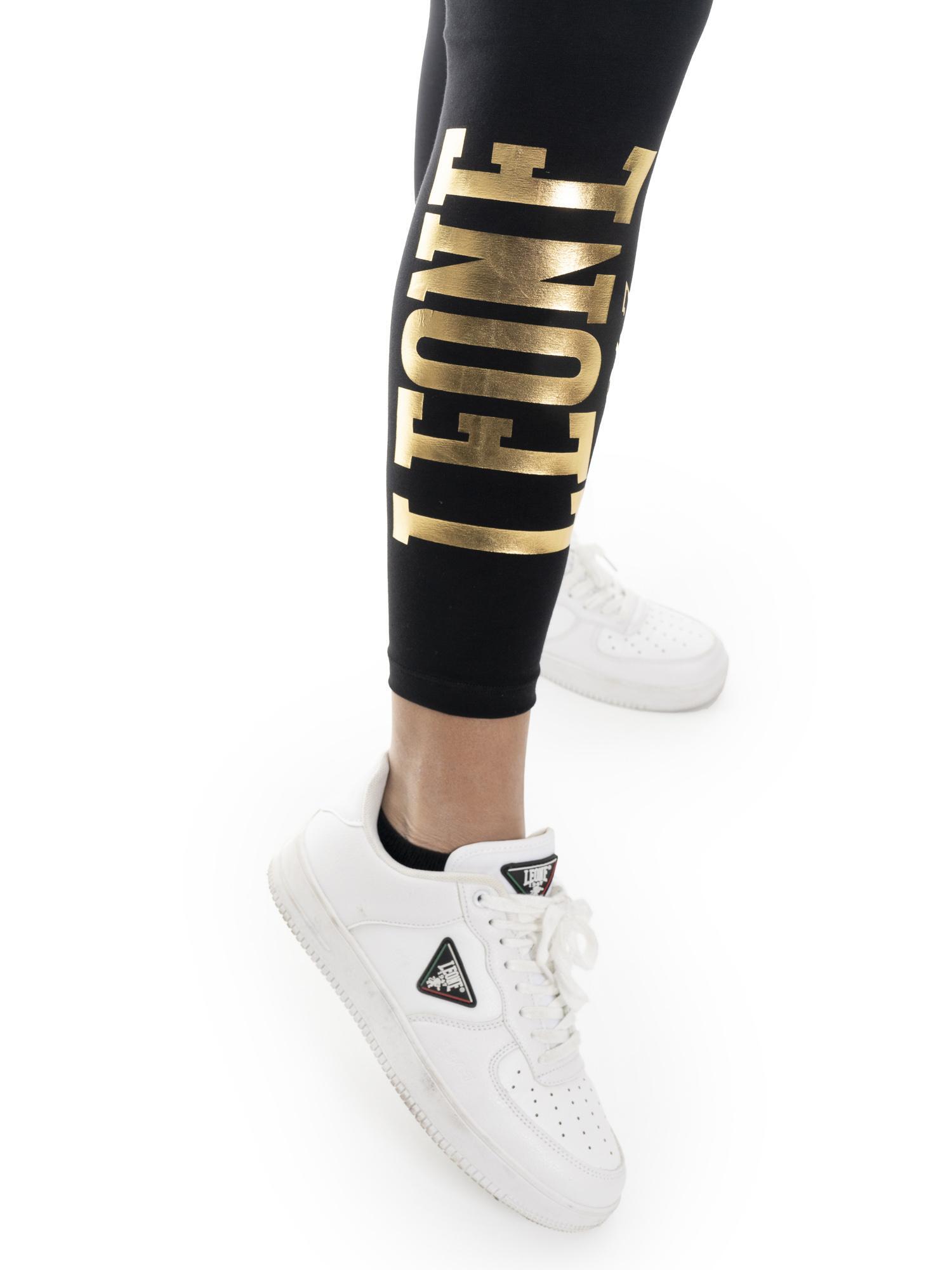 Leggings da donna in cotone elasticizzato Leone Basic 3/5