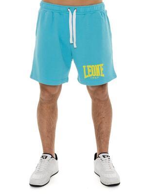 Leone summer vibes herenshort van niet-geborsteld katoen