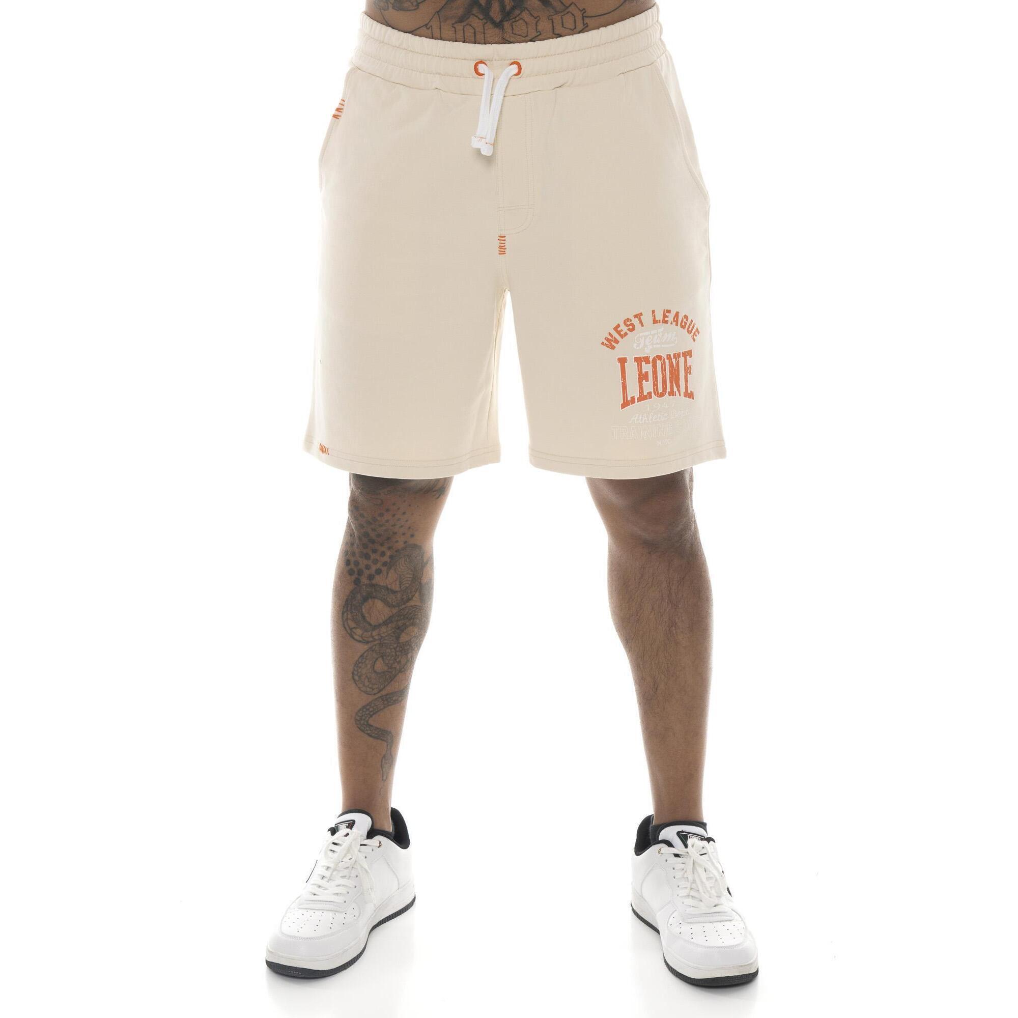 Leone 1947 Apparel - Short Homme En Coton Leone Military 1947 - Shorty De Running - Beige - Decathlon