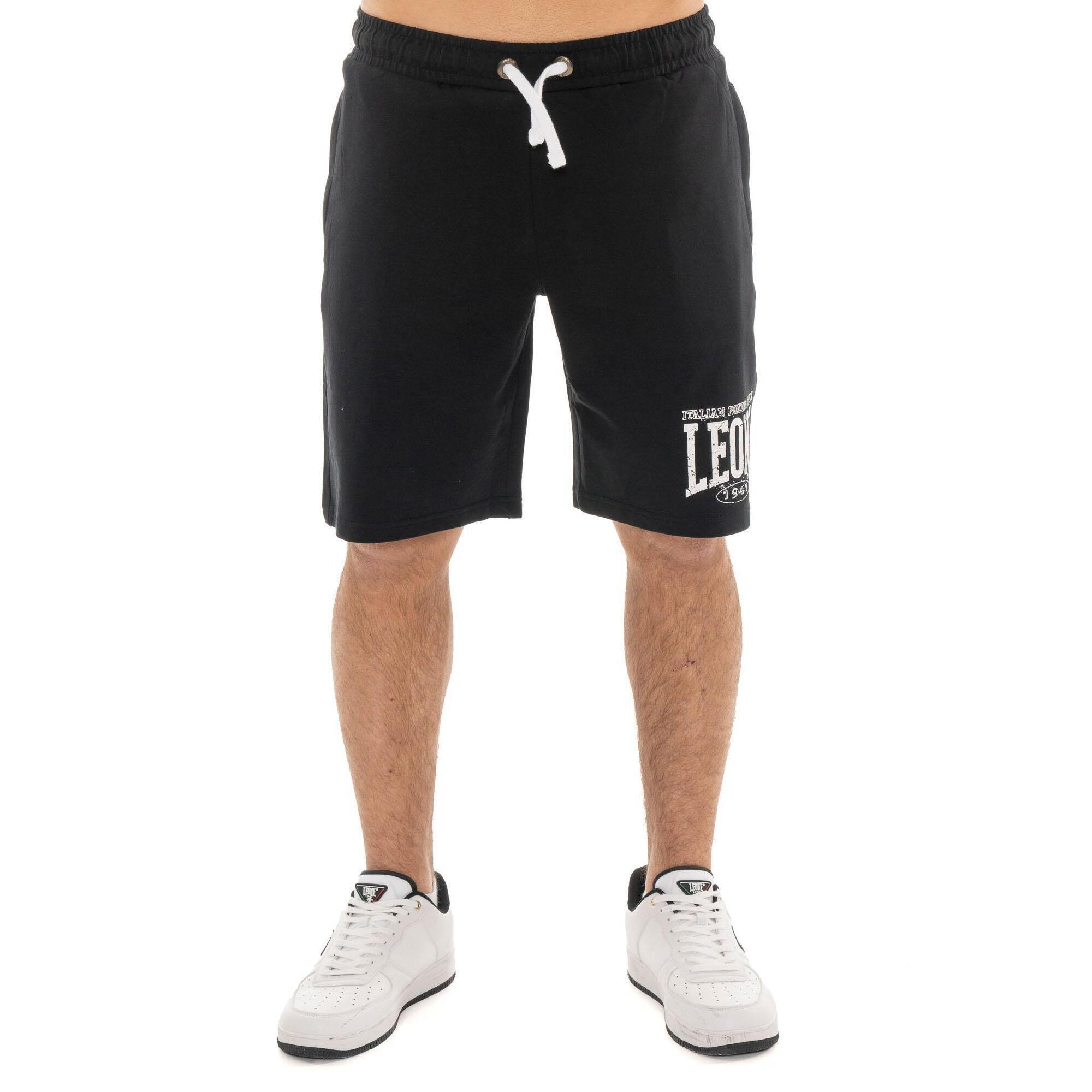 Leone 1947 Apparel - Short Homme Leone Boxing Legend En Coton Non Brossé - Shorty De Running - Noir - Decathlon