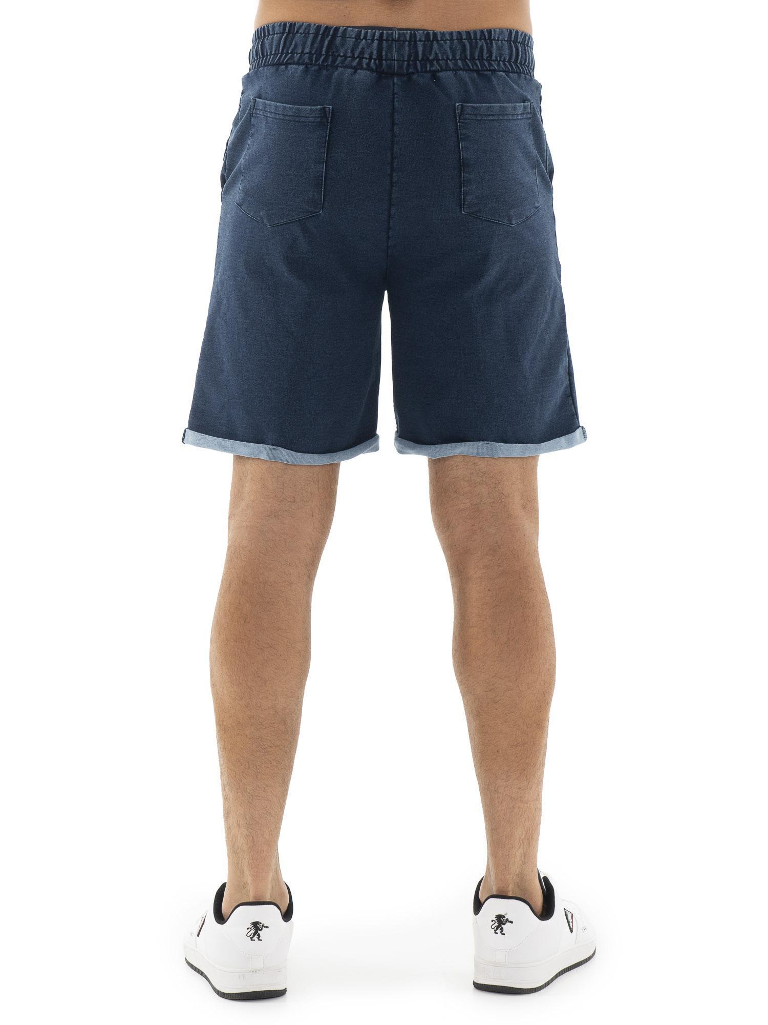 Leone Denim herenshort 4/5