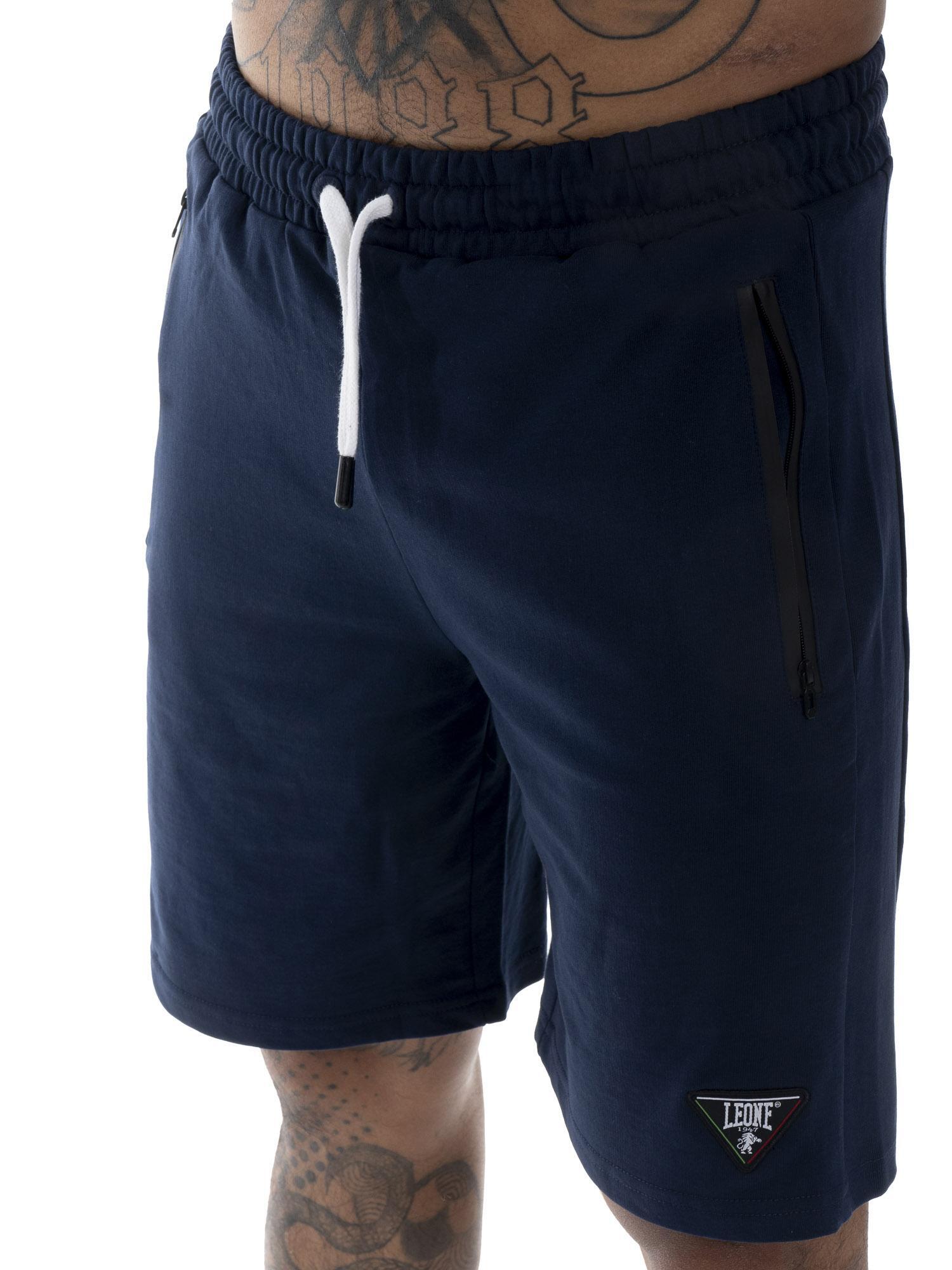 Short homme Leone Patch en coton non brossé 3/5