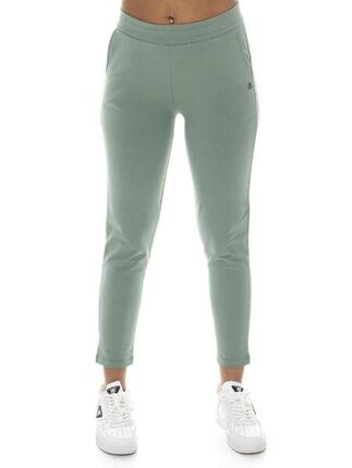 Pantalon droit femme Leone Basic en coton non polaire