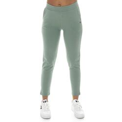 Pantalon droit femme Leone Basic en coton non polaire