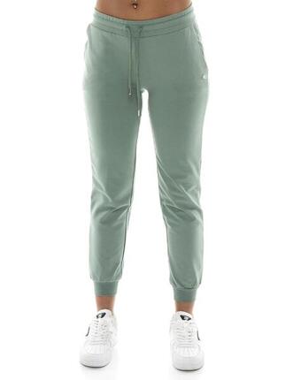 Pantalon femme en coton non polaire avec revers Leone Basic