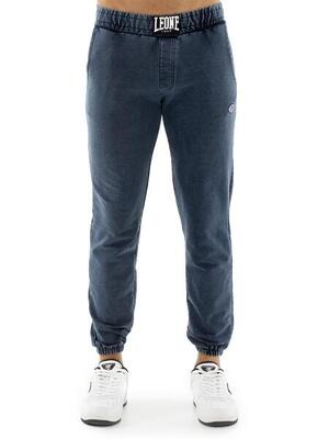 Leone denim ongeborstelde heren sportbroek