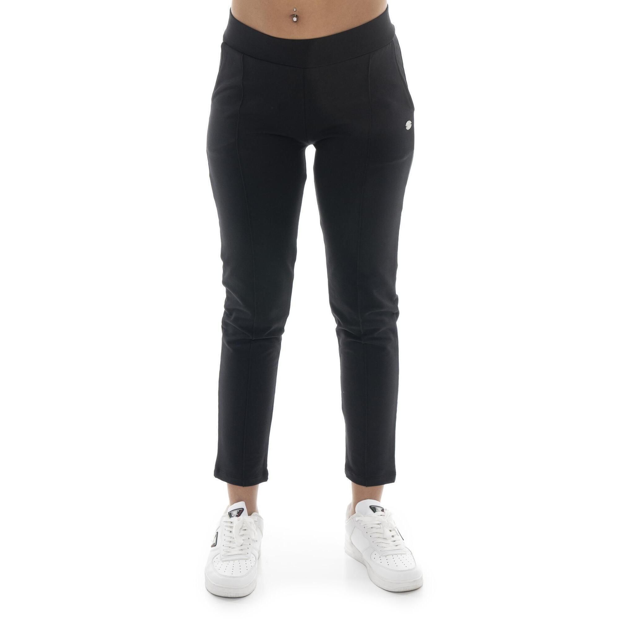 Leone 1947 Apparel - Pantalon Femme En Coton Non Polaire Avec Pli Leone Basic - Pantalons - Noir - Decathlon