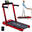 Bandă de alergare Thunder RACE RED 105x40,5cm 14km/h FitShow pliabilă puls