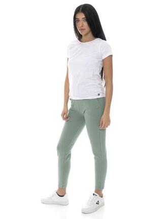 Pantalon droit femme Leone Basic en coton non polaire