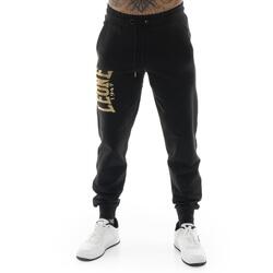 Pantalon homme Leone Stripe Gold en coton non brossé