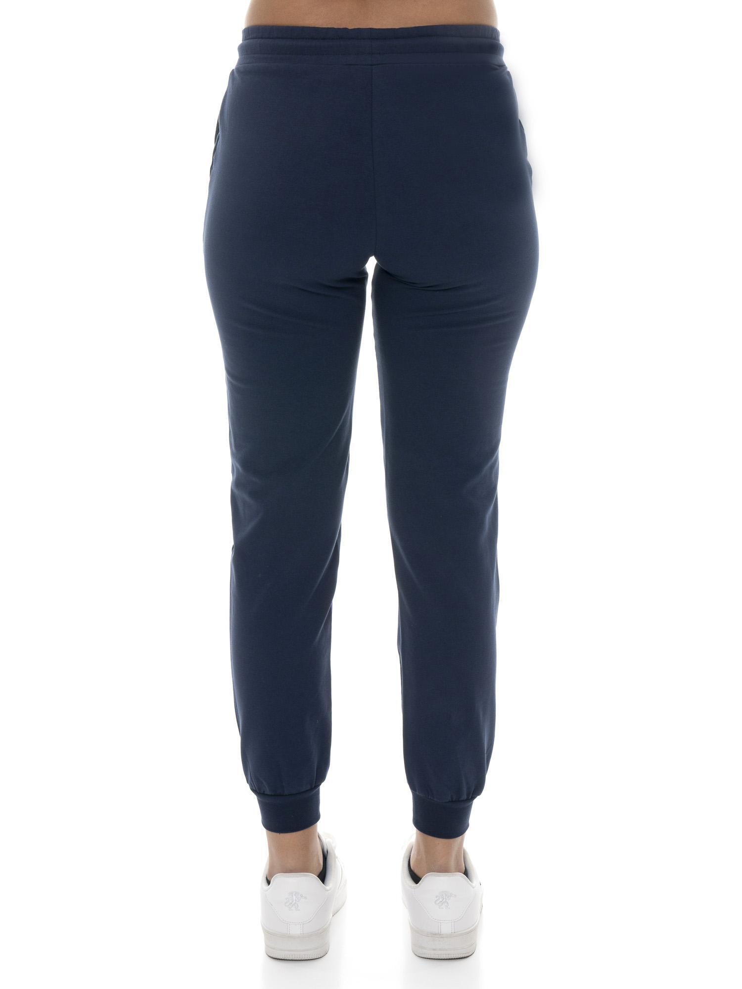 Pantaloni da donna in cotone non felpato con polsini Leone Basic 4/5