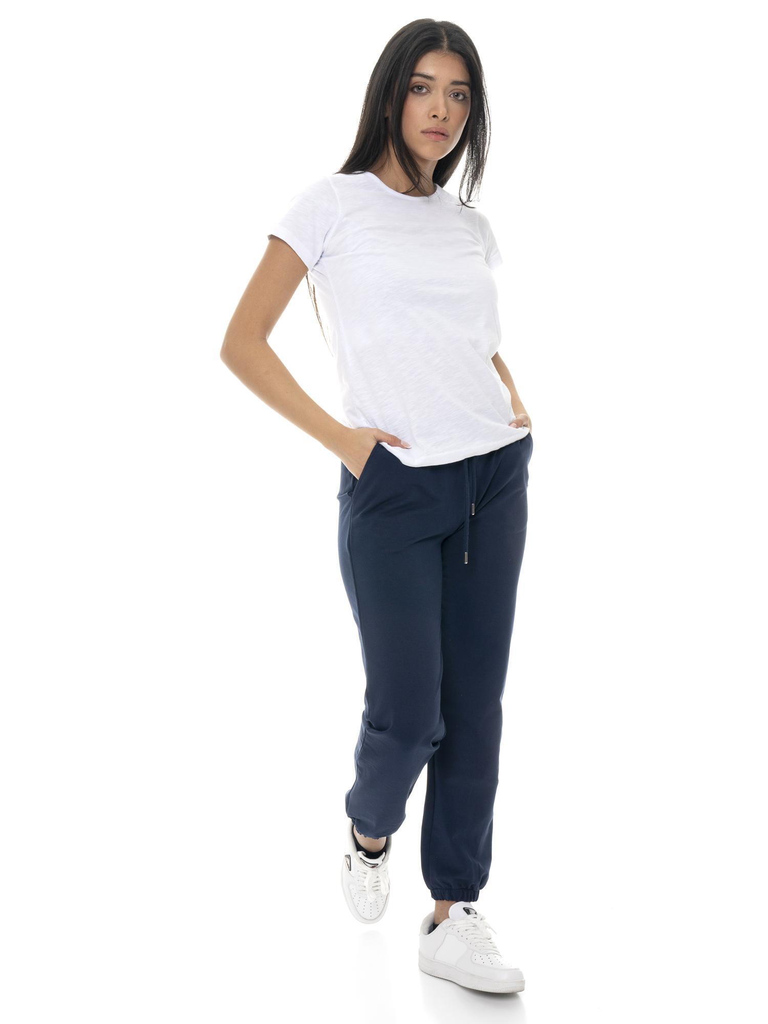 Leone Basic lichte poplin broek 5/7