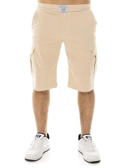 Short cargo homme Leone Easy en sergé stretch