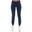 Pantalon femme en coton non polaire avec revers Leone Basic