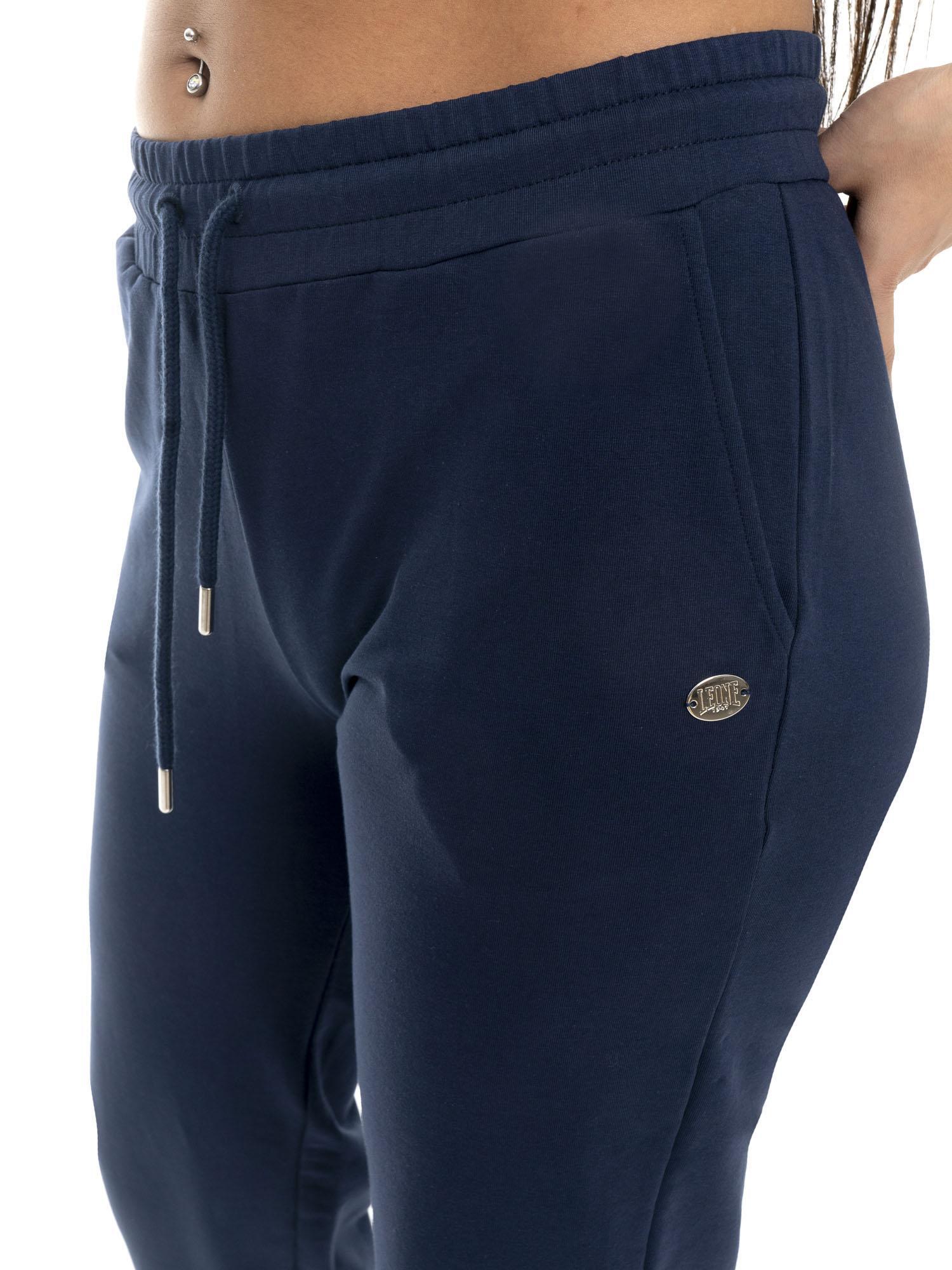 Leone Basic lichte poplin broek 3/7
