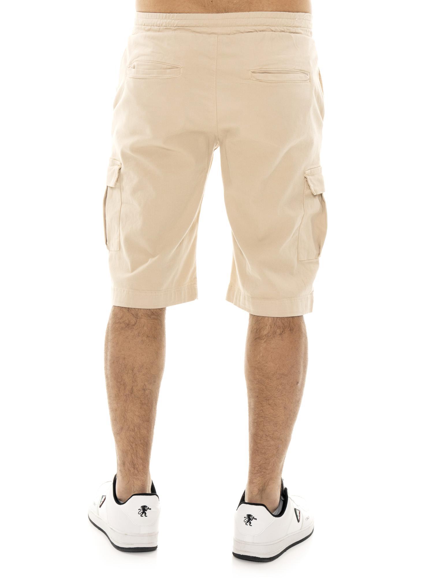 Bermuda cargo en sergé extensible Leone Easy pour homme 4/5