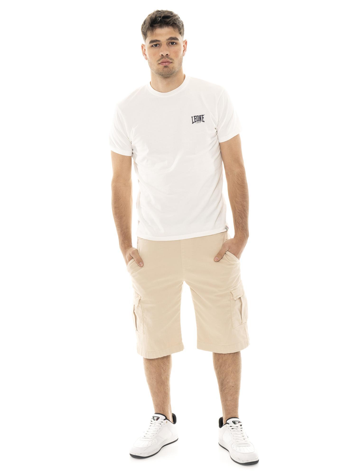 Bermuda cargo en sergé extensible Leone Easy pour homme 5/5