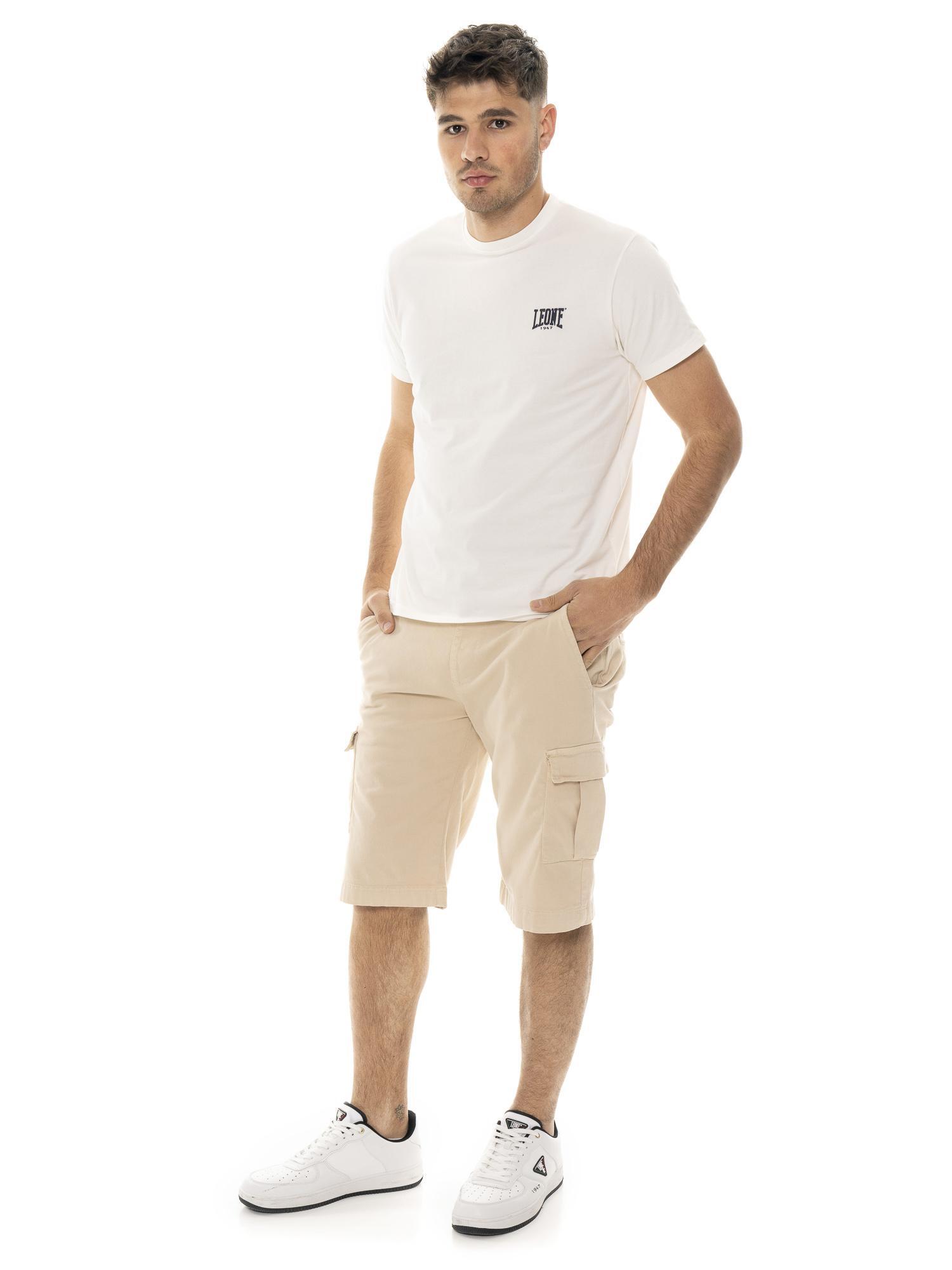 Bermuda cargo en sergé extensible Leone Easy pour homme 2/5