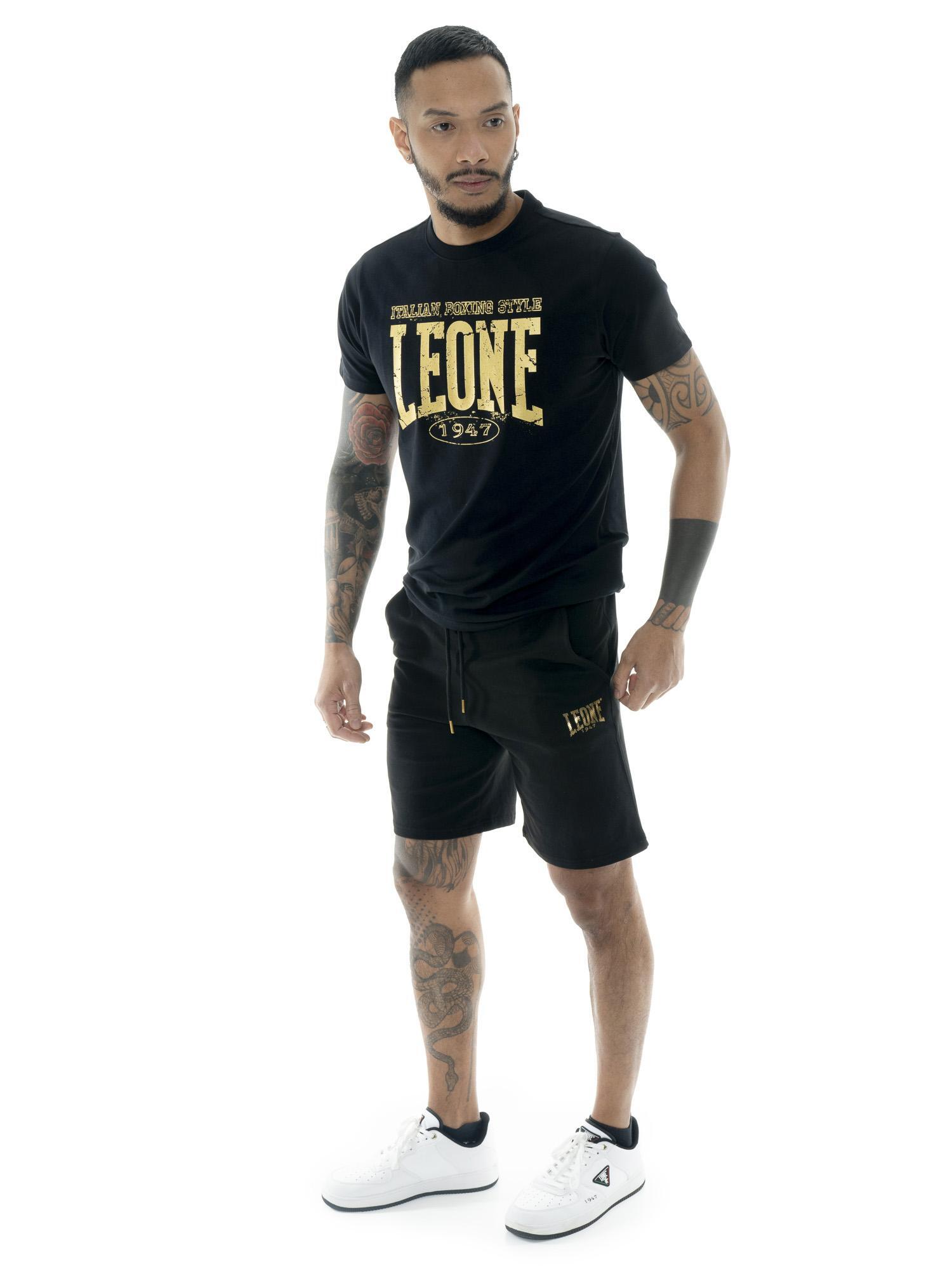 Leone Stripe Gold herenbroek van niet-geborsteld katoen 2/5