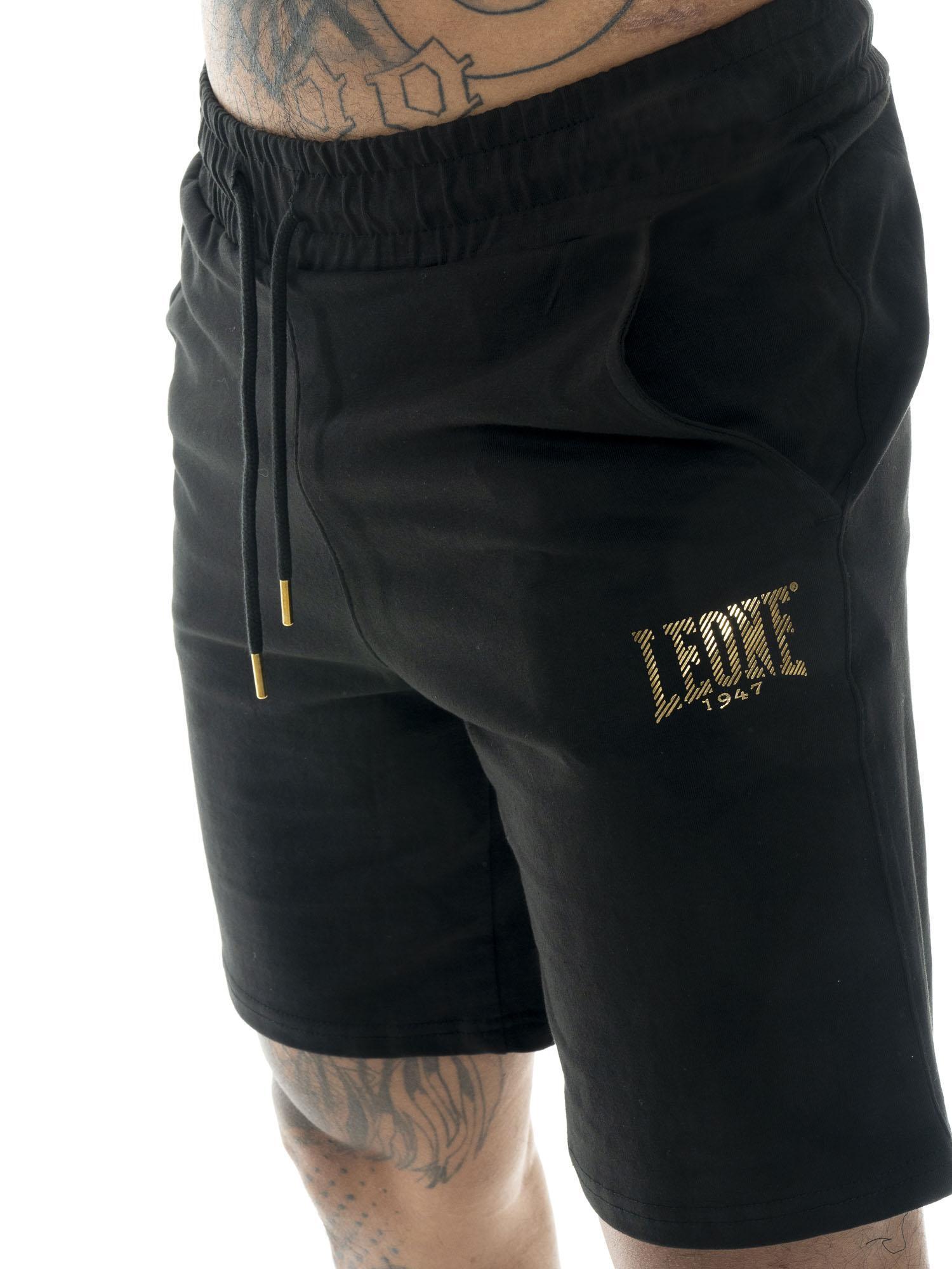 Leone Stripe Gold herenbroek van niet-geborsteld katoen 3/5