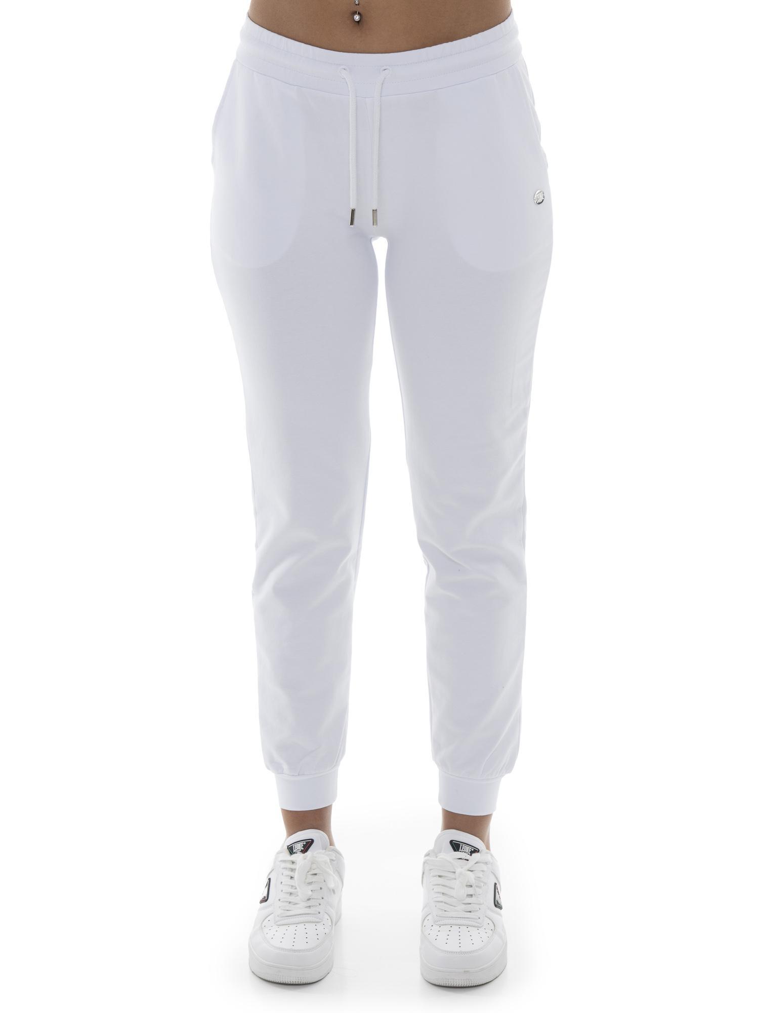Damenhose aus Fleece-Baumwolle mit Bündchen von Leone Basic 2/7