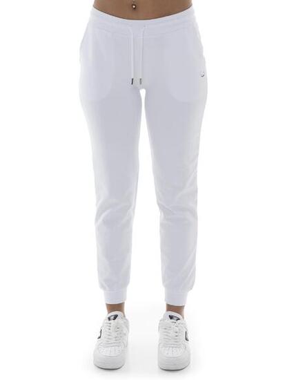 Pantaloni da donna in cotone non felpato con polsini Leone Basic