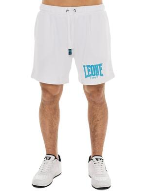 Leone summer vibes herenshort van niet-geborsteld katoen