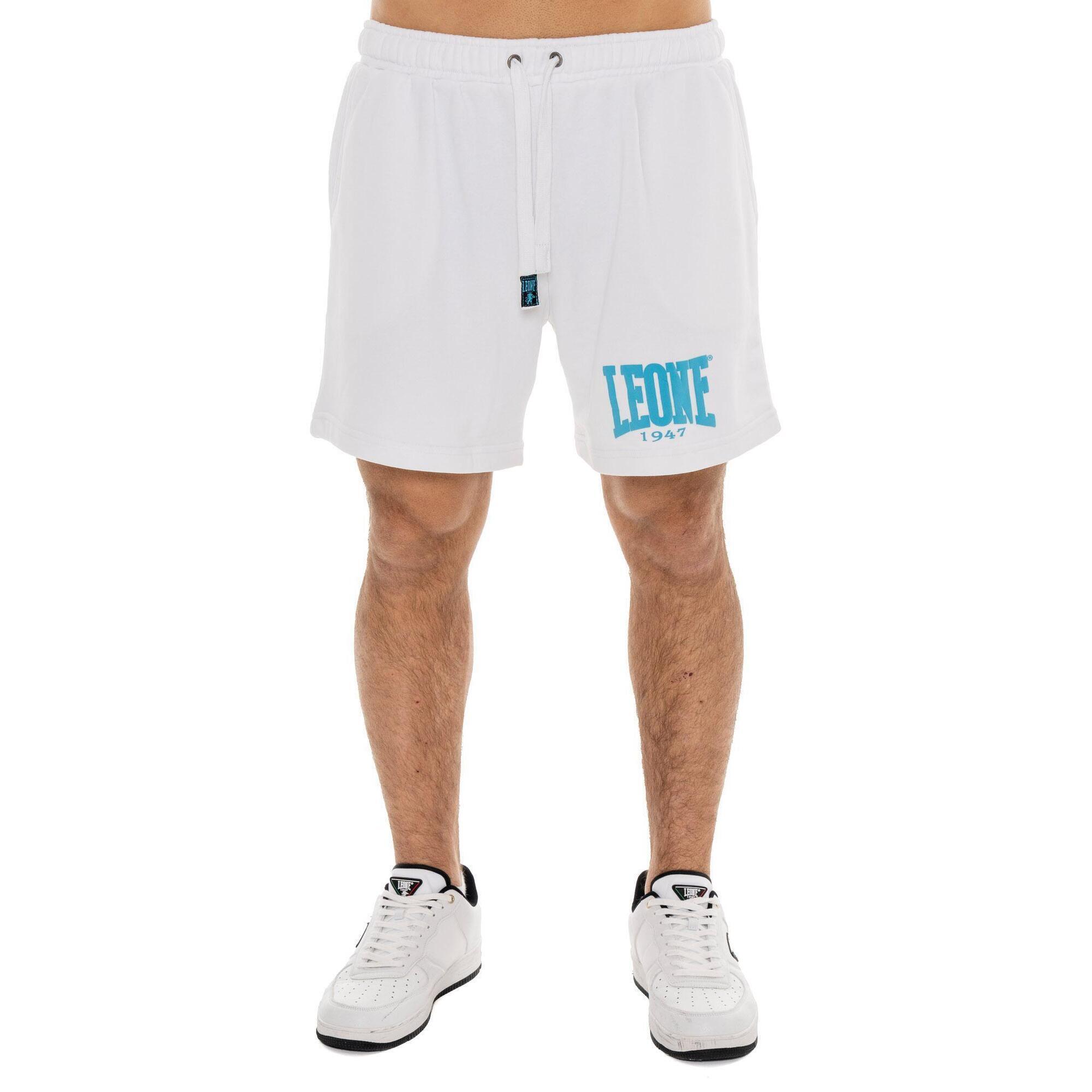 Leone 1947 Apparel - Short Homme Leone Summer Vibes En Coton Non Brossé - Shorty De Running - Blanc - Decathlon