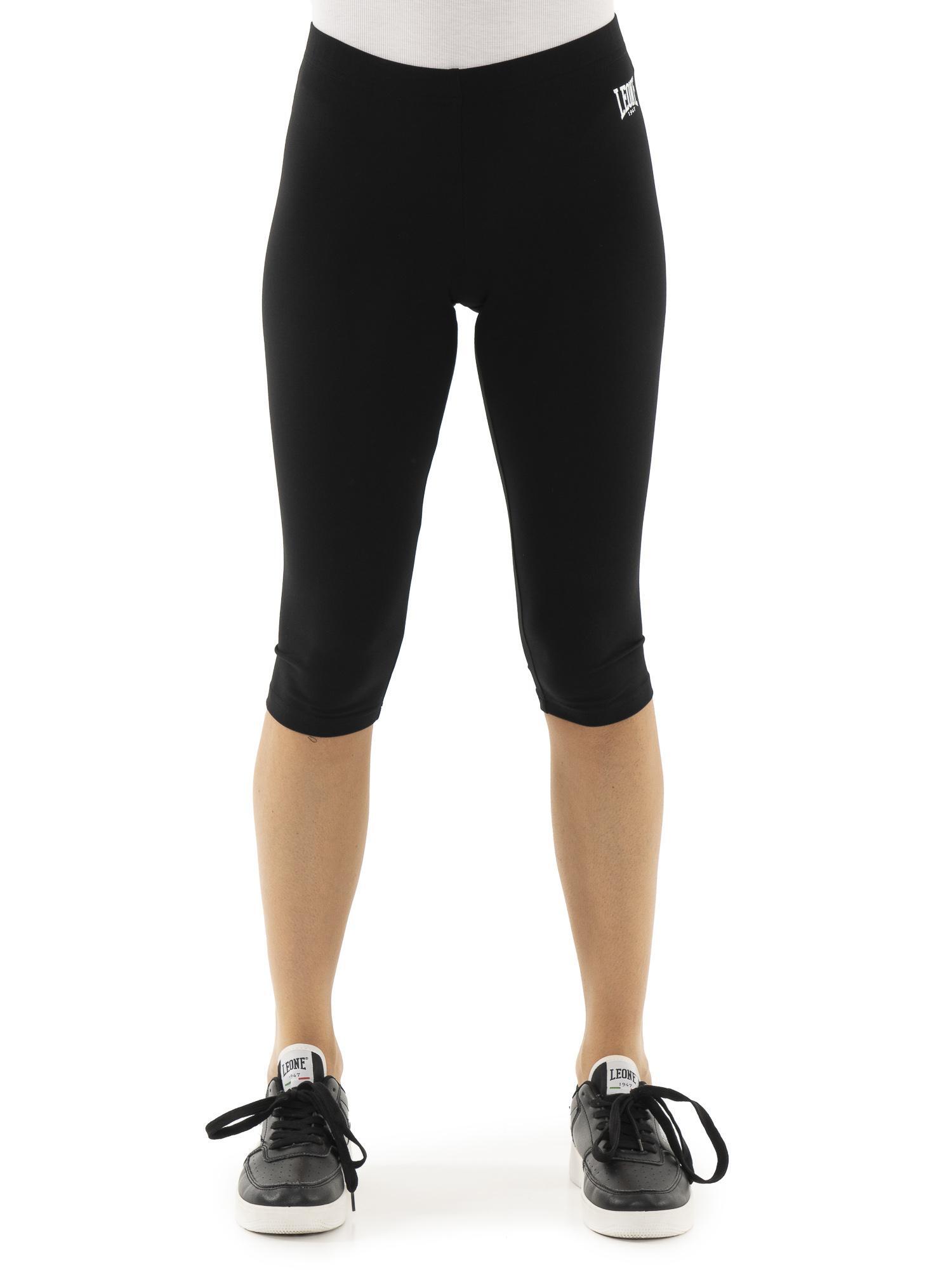 LEONE 1947 APPAREL Leggings da donna pinocchietto in cotone elasticizzato Leone Basic