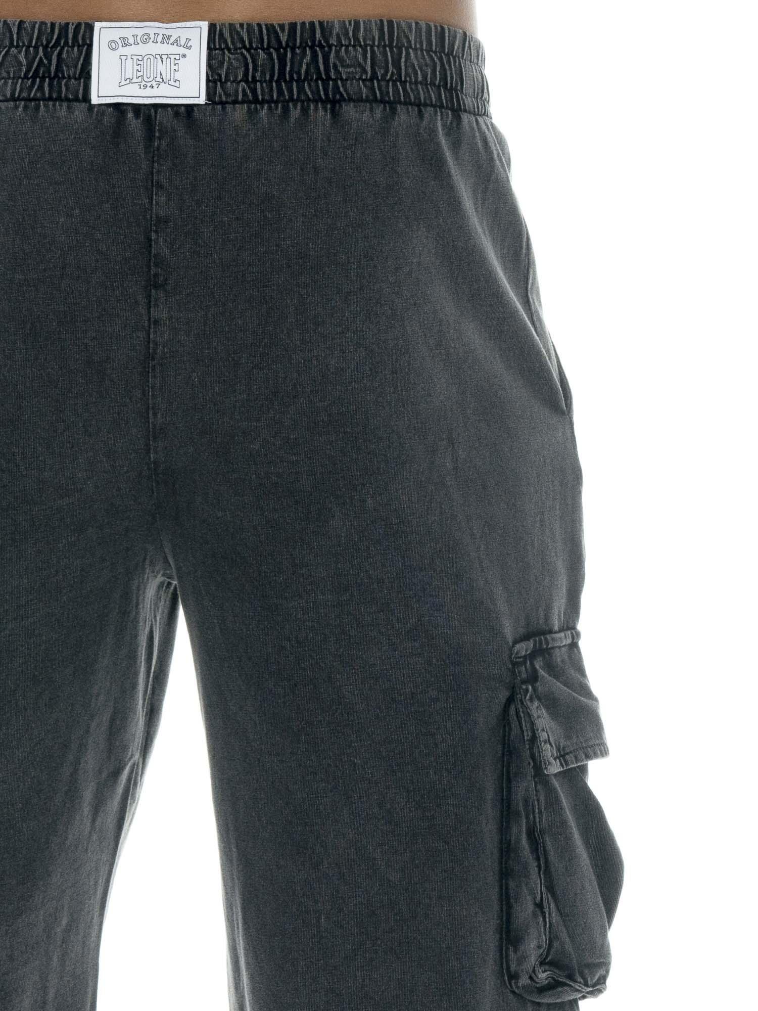 Bermuda cargo da uomo in tessuto lavato Leone Old Wash 3/5