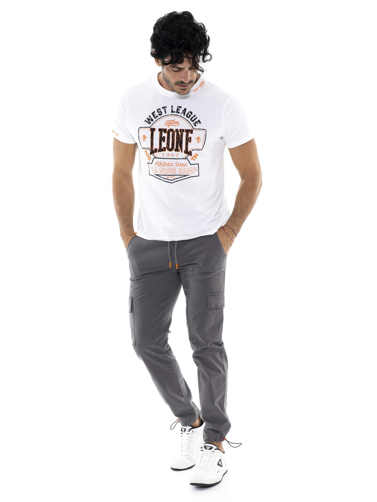 Pantalón cargo de sarga de hombre Leone Military 1947 5/5