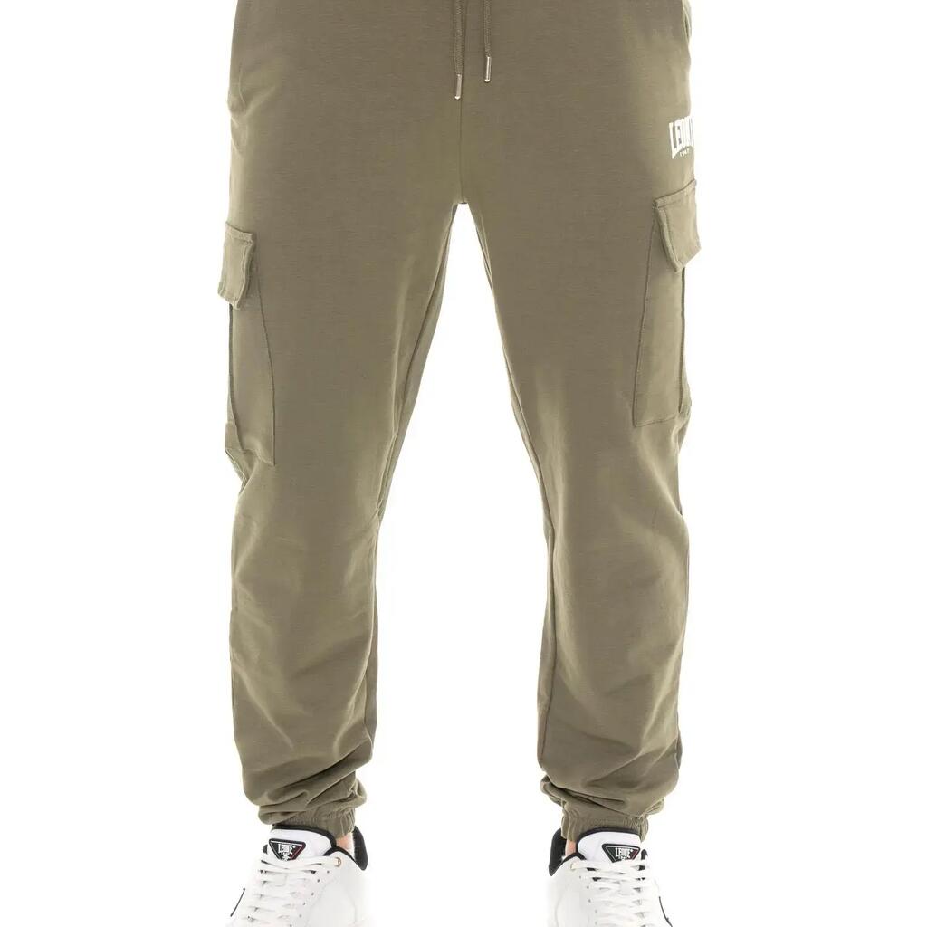Leone Basic Men's Non-Brushed Fleece Cargo Pants