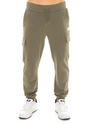 Pantalone cargo da uomo in felpa non garzata Leone Basic