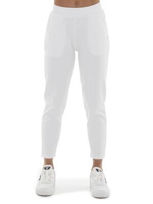 Pantaloni da donna in cotone non felpato dritti Leone Basic
